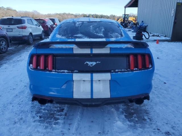 1FA6P8TH6H5209060 - 2017 FORD MUSTANG BLUE photo 6