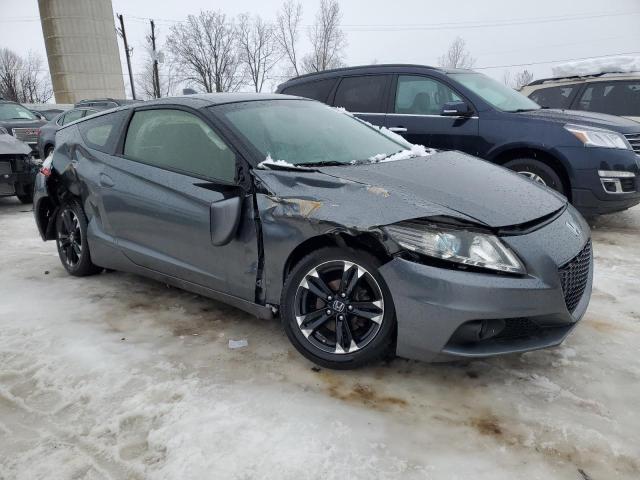 JHMZF1D64FS001870 - 2015 HONDA CR-Z EX GRAY photo 4