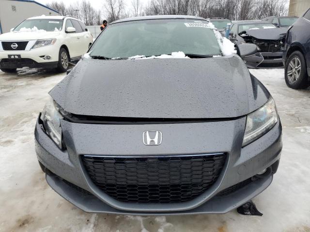 JHMZF1D64FS001870 - 2015 HONDA CR-Z EX GRAY photo 5