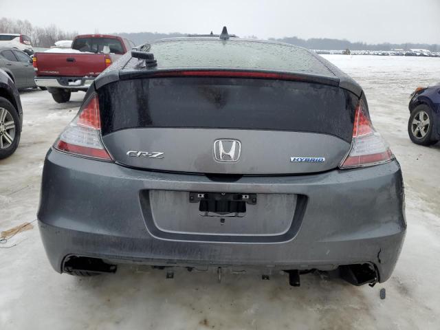 JHMZF1D64FS001870 - 2015 HONDA CR-Z EX GRAY photo 6