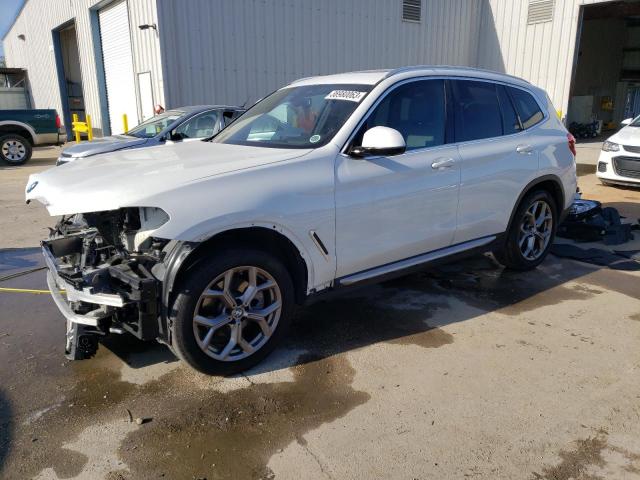 5UXTY3C0XM9H83222 - 2021 BMW X3 SDRIVE30I WHITE photo 1