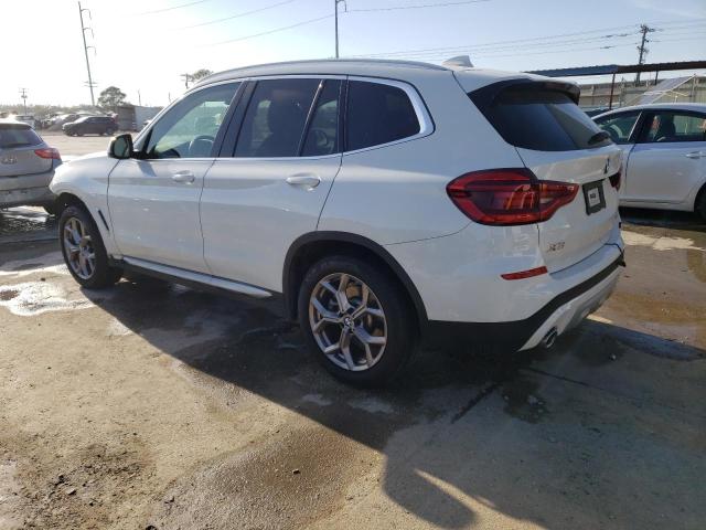 5UXTY3C0XM9H83222 - 2021 BMW X3 SDRIVE30I WHITE photo 2