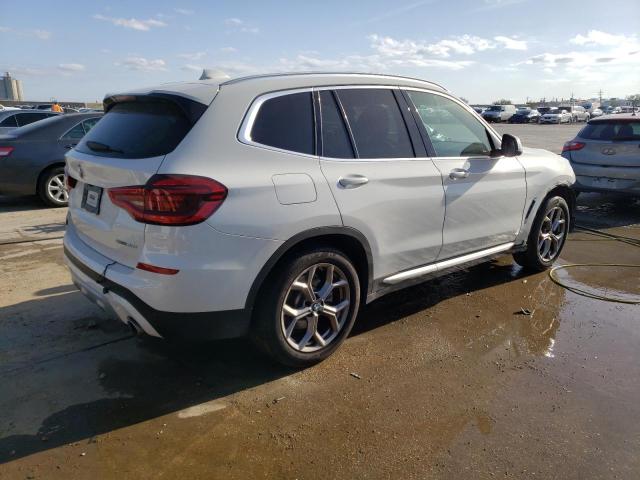 5UXTY3C0XM9H83222 - 2021 BMW X3 SDRIVE30I WHITE photo 3