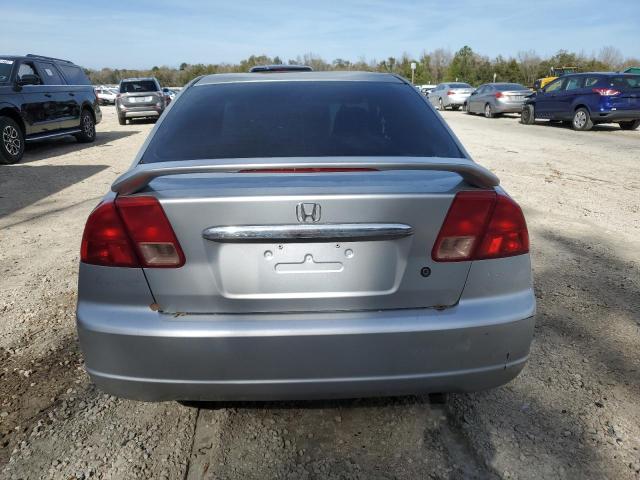 2HGES267X2H514728 - 2002 HONDA CIVIC EX SILVER photo 6