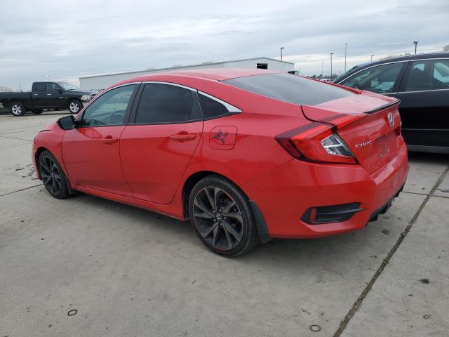 2HGFC2F86LH581466 - 2020 HONDA CIVIC SPORT RED photo 2