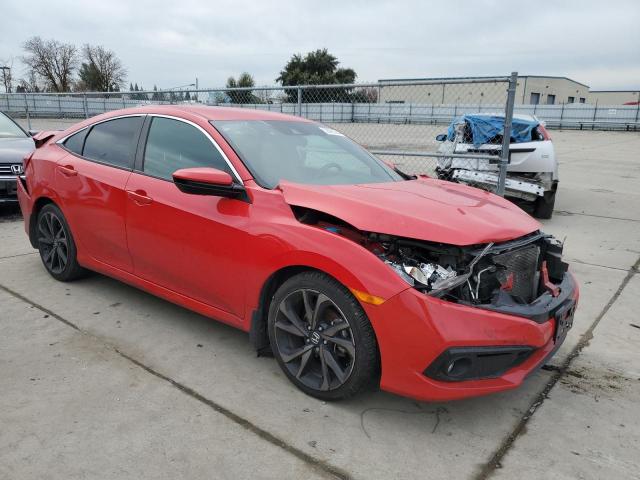 2HGFC2F86LH581466 - 2020 HONDA CIVIC SPORT RED photo 4