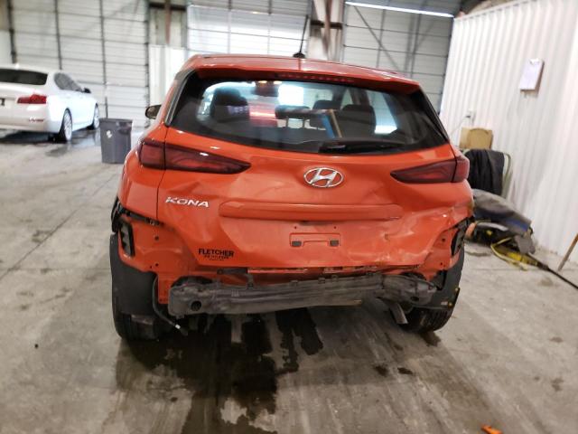 KM8K12AA5KU381943 - 2019 HYUNDAI KONA SE ORANGE photo 6