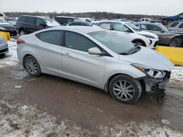 KMHDH4AE5FU436593 - 2015 HYUNDAI ELANTRA SE SILVER photo 4