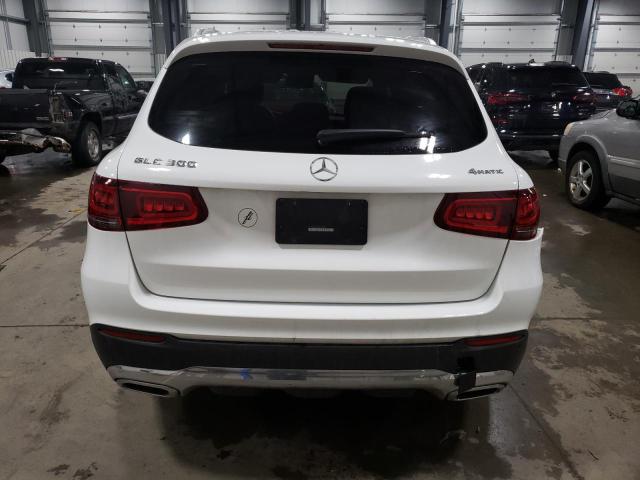 W1N0G8EB1MV305058 - 2021 MERCEDES-BENZ GLC 300 4MATIC WHITE photo 6