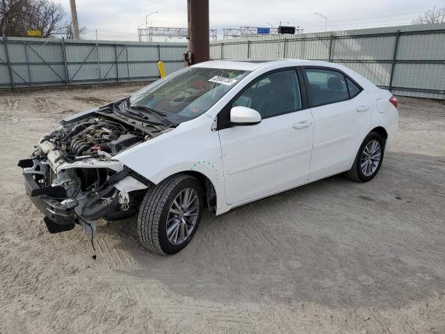 2T1BURHE1EC168230 - 2014 TOYOTA COROLLA L WHITE photo 1