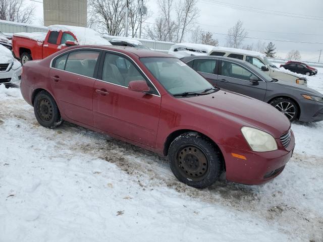 KNAGE123365073188 - 2006 KIA OPTIMA LX RED photo 4