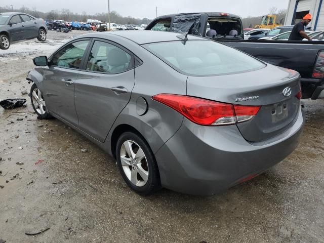 5NPDH4AE0DH426615 - 2013 HYUNDAI ELANTRA GLS GRAY photo 2