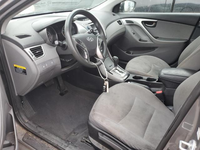 5NPDH4AE0DH426615 - 2013 HYUNDAI ELANTRA GLS GRAY photo 7