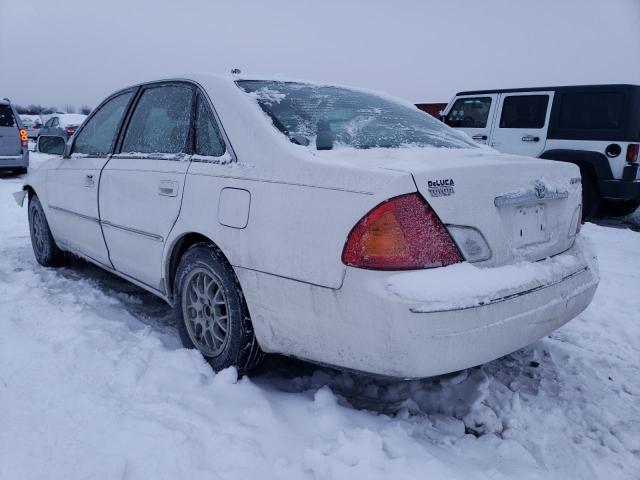 4T1BF28B31U124990 - 2001 TOYOTA AVALON XL WHITE photo 2