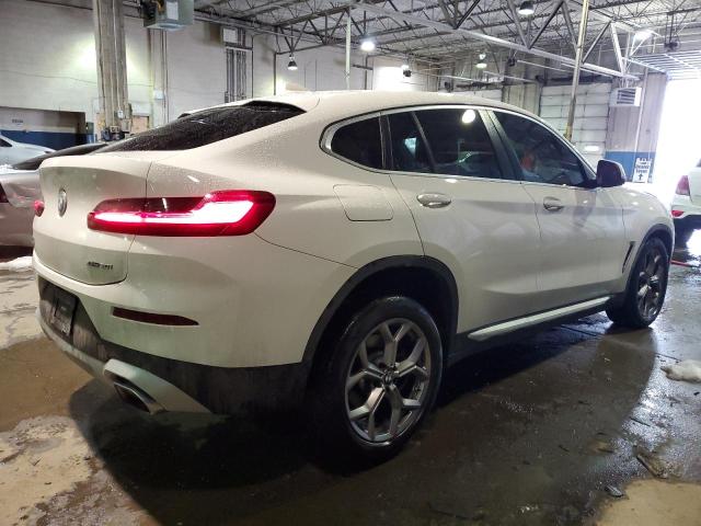 5UX33DT08N9M29623 - 2022 BMW X4 XDRIVE30I WHITE photo 3