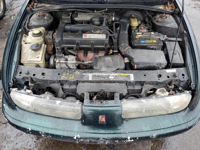 1G8ZK527XVZ322697 - 1997 SATURN SL2 GREEN photo 11