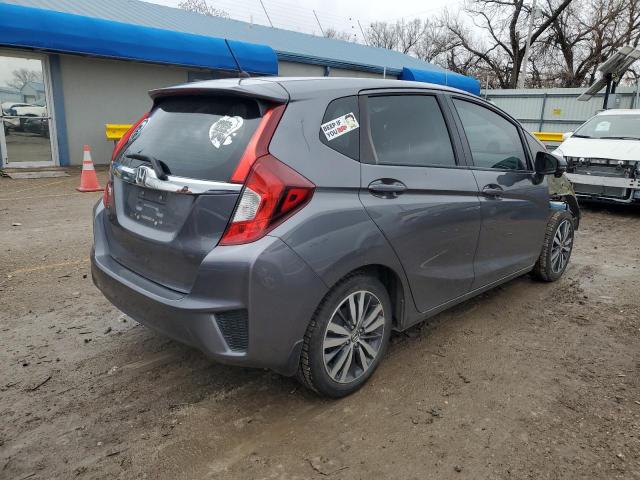 3HGGK5H8XFM712720 - 2015 HONDA FIT EX GRAY photo 3