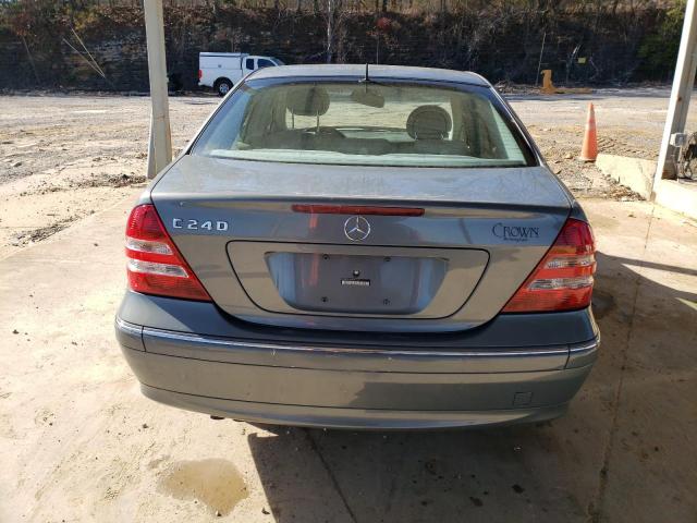 WDBRF61J55F651563 - 2005 MERCEDES-BENZ C 240 GRAY photo 6