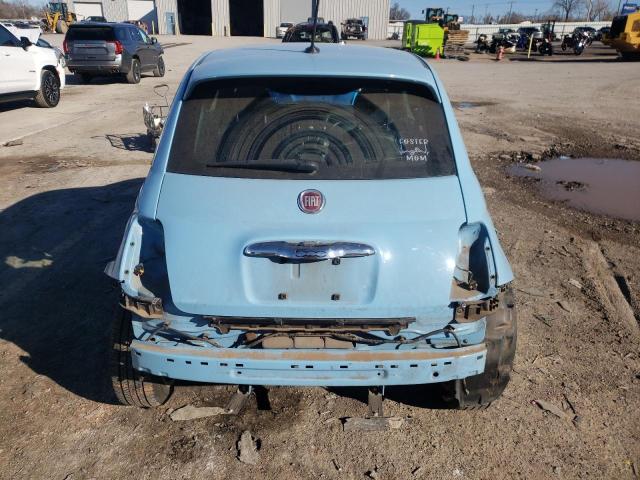 3C3CFFGE1FT507280 - 2015 FIAT 500 ELECTRIC BLUE photo 6