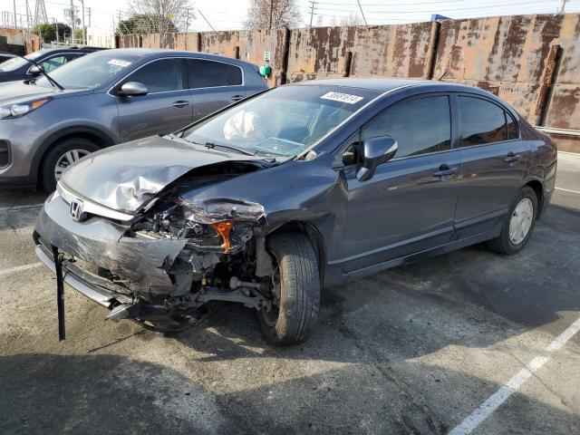 JHMFA36296S026920 - 2006 HONDA CIVIC HYBRID BLUE photo 1