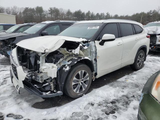 5TDGZRBH1LS506501 - 2020 TOYOTA HIGHLANDER XLE WHITE photo 1