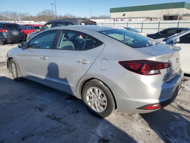 5NPD74LF3KH448257 - 2019 HYUNDAI ELANTRA SE SILVER photo 2