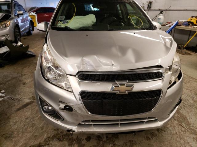 KL8CD6S95EC443064 - 2014 CHEVROLET SPARK 1LT SILVER photo 9