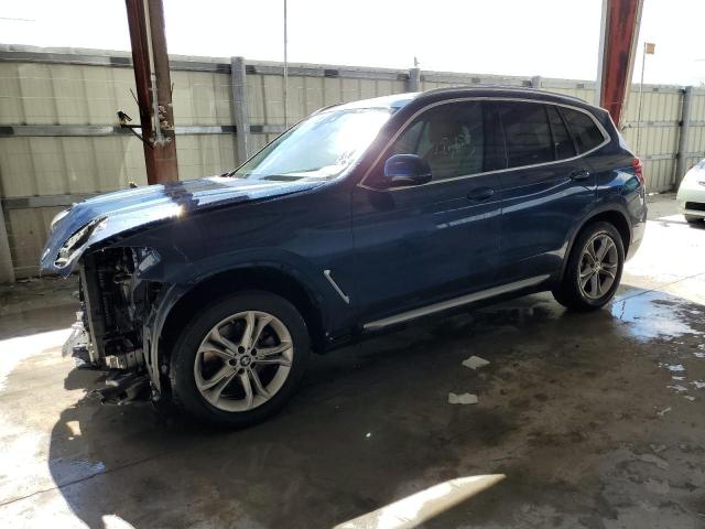 5UXTY3C07M9F68333 - 2021 BMW X3 SDRIVE30I BLUE photo 1