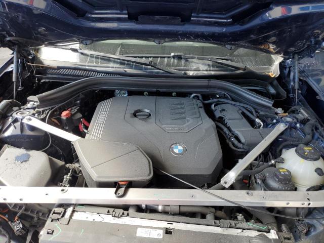 5UXTY3C07M9F68333 - 2021 BMW X3 SDRIVE30I Blau Foto 11