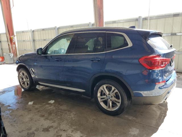 5UXTY3C07M9F68333 - 2021 BMW X3 SDRIVE30I Blau Foto 2