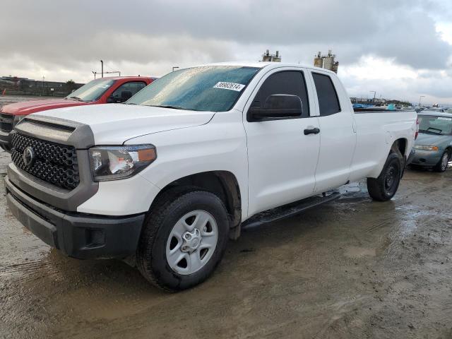 5TFTY5F16MX011522 - 2021 TOYOTA TUNDRA DOUBLE CAB SR/SR5 WHITE photo 1