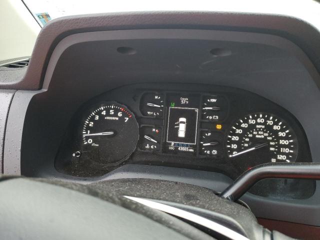 5TFTY5F16MX011522 - 2021 TOYOTA TUNDRA DOUBLE CAB SR/SR5 WHITE photo 9