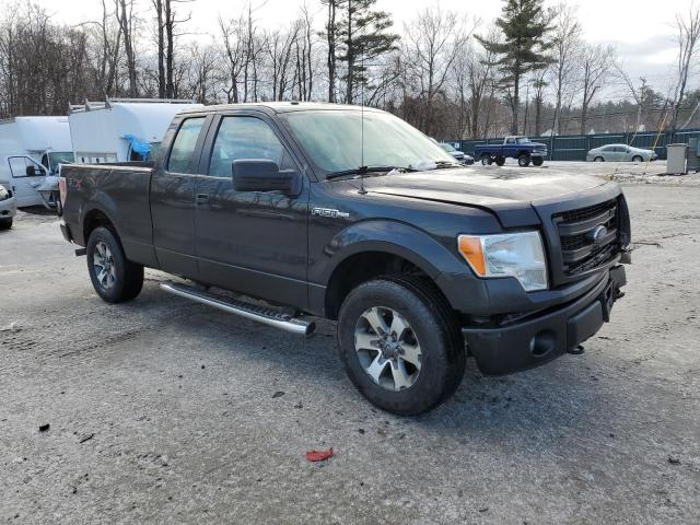 1FTFX1EF9EFB91883 - 2014 FORD F150 SUPER CAB BLACK photo 4