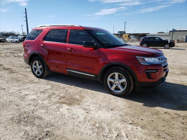 1FM5K7D8XJGC53825 - 2018 FORD EXPLORER XLT RED photo 4