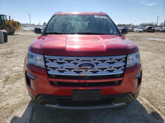 1FM5K7D8XJGC53825 - 2018 FORD EXPLORER XLT RED photo 5