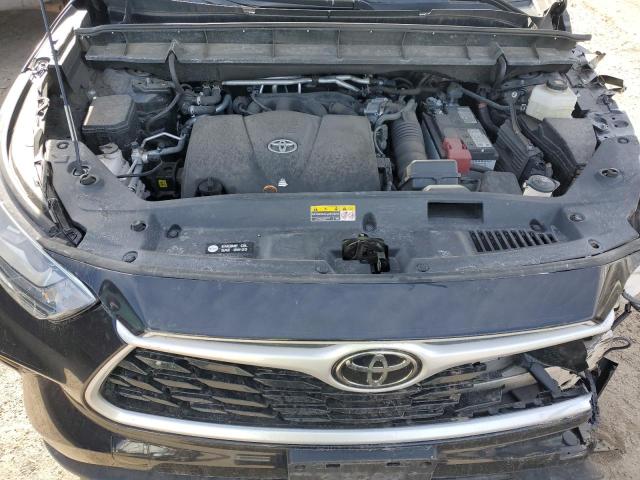 5TDHZRBH2MS141347 - 2021 TOYOTA HIGHLANDER XLE BLACK photo 11