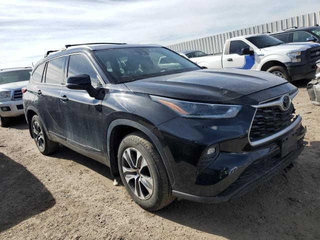 5TDHZRBH2MS141347 - 2021 TOYOTA HIGHLANDER XLE BLACK photo 4