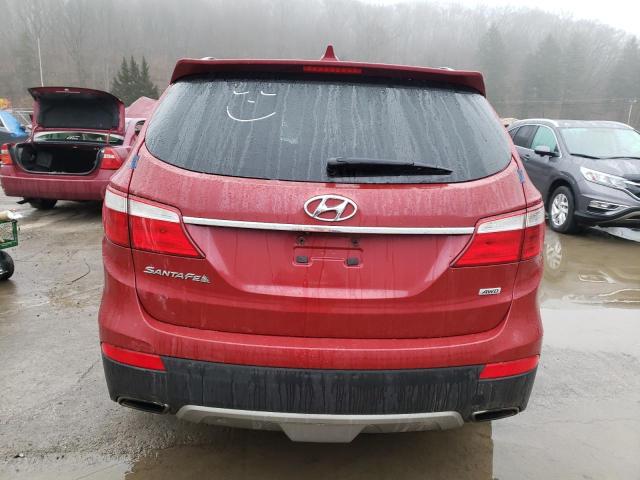 KM8SMDHF9GU155125 - 2016 HYUNDAI SANTA FE SE RED photo 6