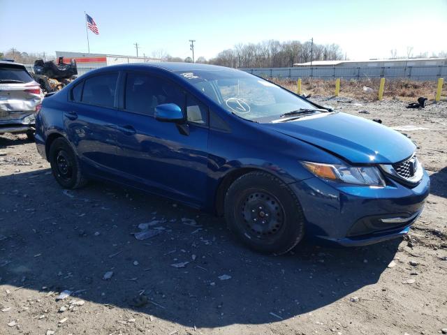 2HGFB2F51DH559076 - 2013 HONDA CIVIC LX BLUE photo 4