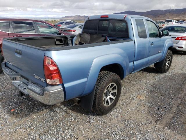 5TETU62N76Z240913 - 2006 TOYOTA TACOMA PRERUNNER ACCESS CAB BLUE photo 3