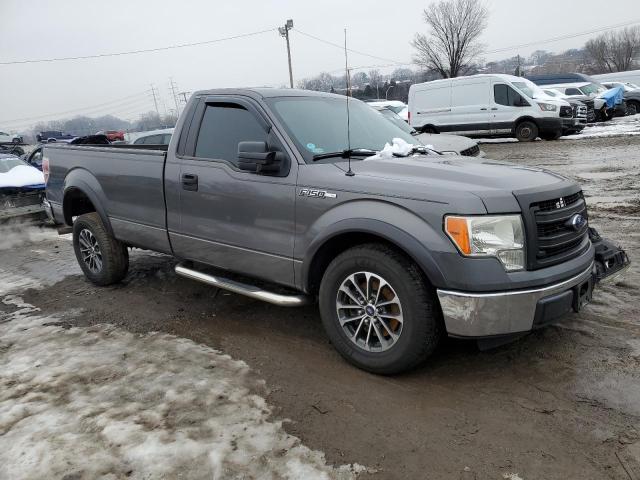 1FTMF1CM8DKD58025 - 2013 FORD F150 GRAY photo 4