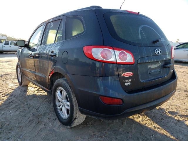 5XYZG4AG7BG013444 - 2011 HYUNDAI SANTA FE GLS BLACK photo 2