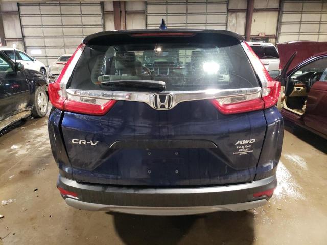 2HKRW6H36KH214245 - 2019 HONDA CR-V LX BLUE photo 6