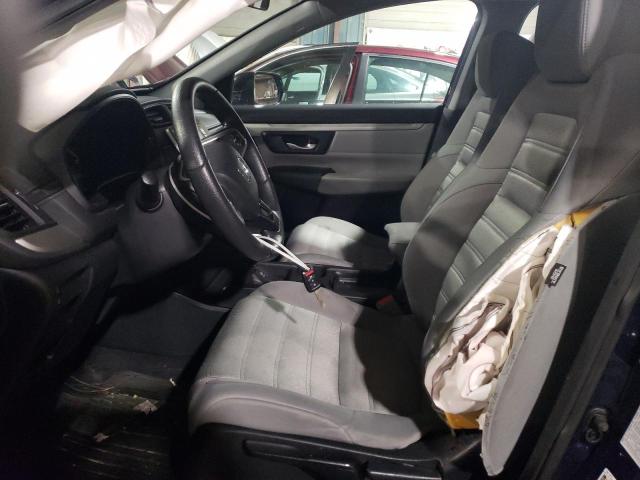 2HKRW6H36KH214245 - 2019 HONDA CR-V LX BLUE photo 7