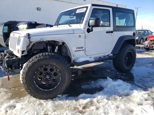 1C4AJWAG7CL259944 - 2012 JEEP WRANGLER SPORT WHITE photo 1