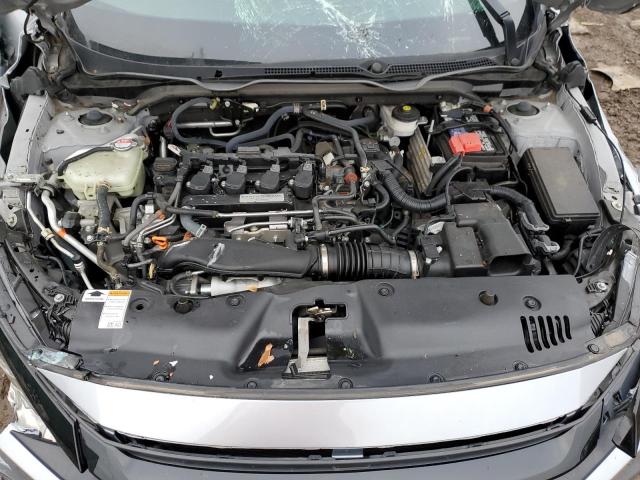 2HGFC1F71KH651729 - 2019 HONDA CIVIC EXL SILVER photo 11