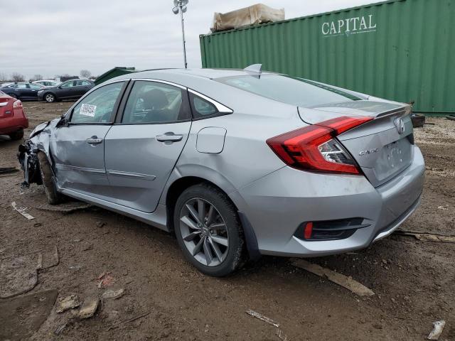 2HGFC1F71KH651729 - 2019 HONDA CIVIC EXL SILVER photo 2