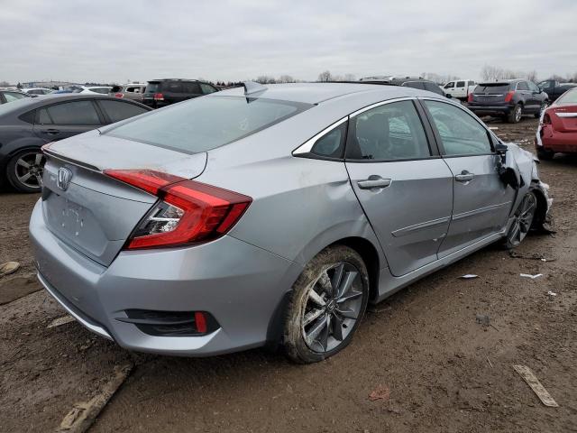 2HGFC1F71KH651729 - 2019 HONDA CIVIC EXL ვერცხლისფერი ფოტო 3
