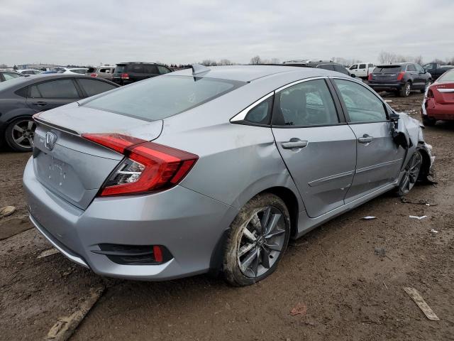 2HGFC1F71KH651729 - 2019 HONDA CIVIC EXL SILVER photo 3