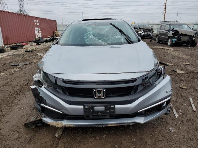 2HGFC1F71KH651729 - 2019 HONDA CIVIC EXL SILVER photo 5